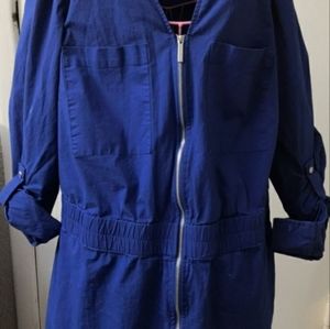 MICHAEL Michael Kors Front Zip Plus Size Dress